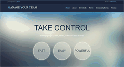 Desktop Screenshot of manageyourteam.net